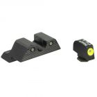 Trijicon - HD XR Night Sight Set 3 Dot Green Tritium With Yellow Front Outline