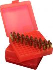 MTM - Flip-Top Ammo Box 38 Special 357 Magnum 100 - Red