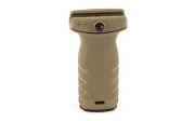 Mission First Tactical Mission First Tactical, React Short Picatinny Mounted Vertical Pistol Grip, Scorched Dark Earth