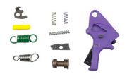 Apex Tactical Specialties Apex Tactical Specialties, Flat-Faced Forward Set Sear & Trigger Kit Polymer , Trigger, Purple
