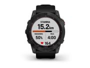 Garmin GPS da polso FENIX 7X Slate Gray con cinturino in silicone Black (Solar edition)