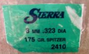Sierra ProHunter 8mm 175gr Spitzer 323"